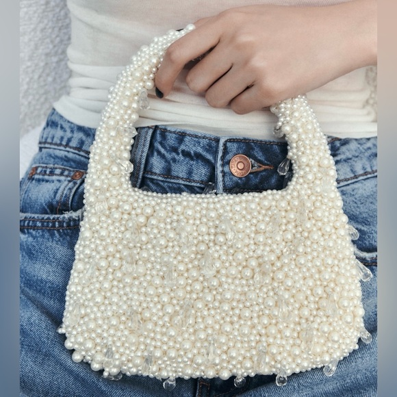 Zara PEARL SHOULDER BAG - Picture 4 of 6